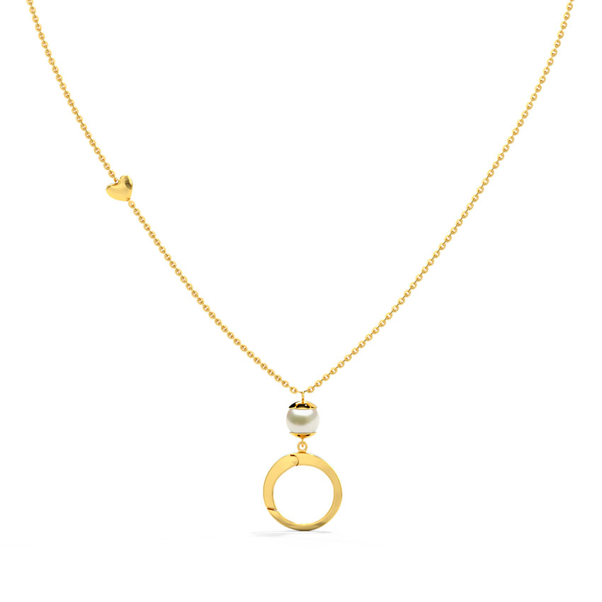 Halo Charm Holder Necklace