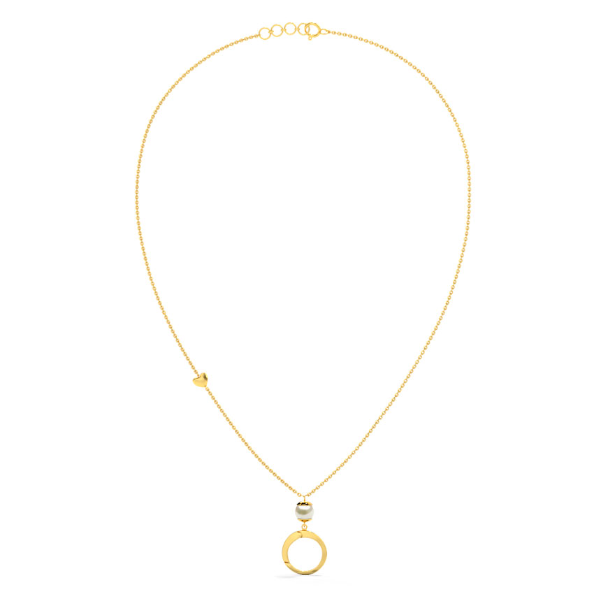 Halo Charm Holder Necklace Halo Charm Holder Necklace