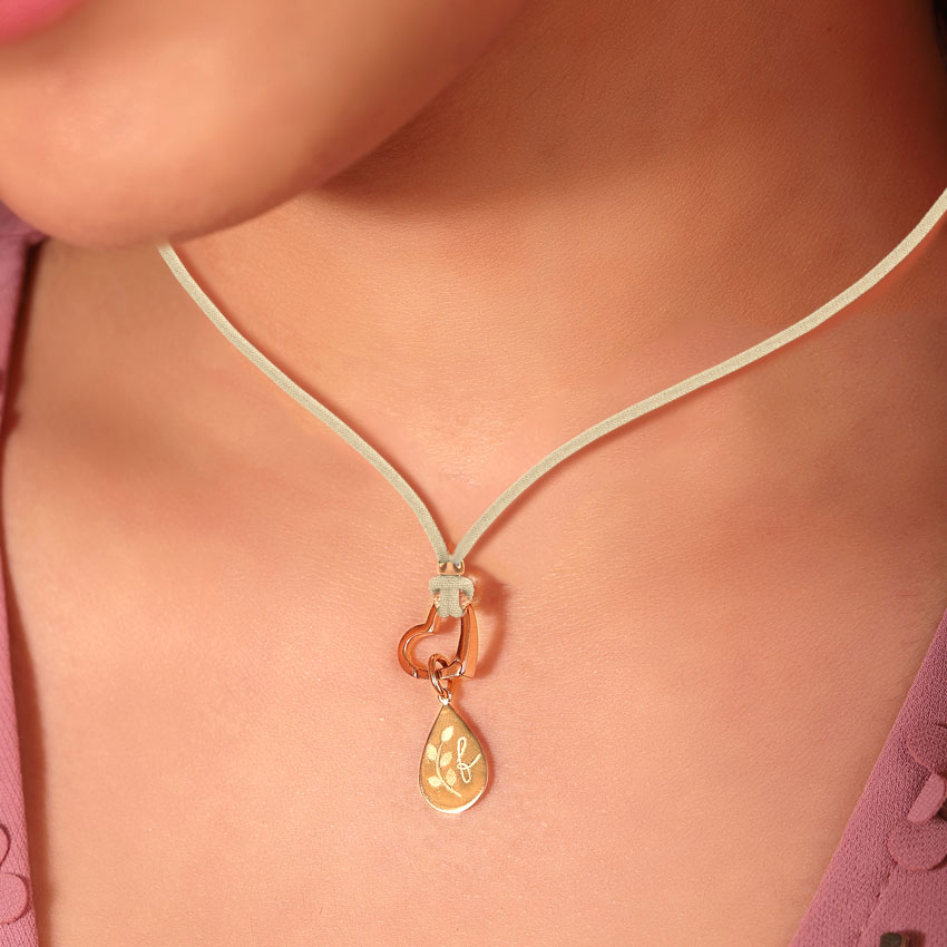 Te Amo Gold Charm Holder Necklace Te Amo Gold Charm Holder Necklace