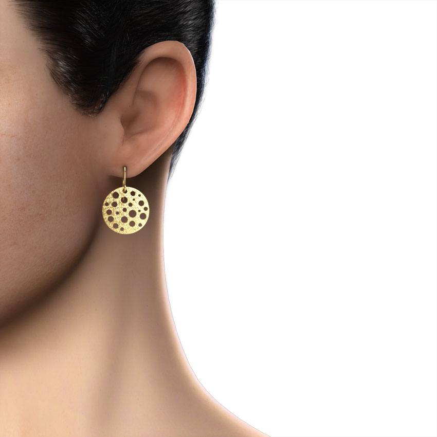 Circle Drop Earrings
