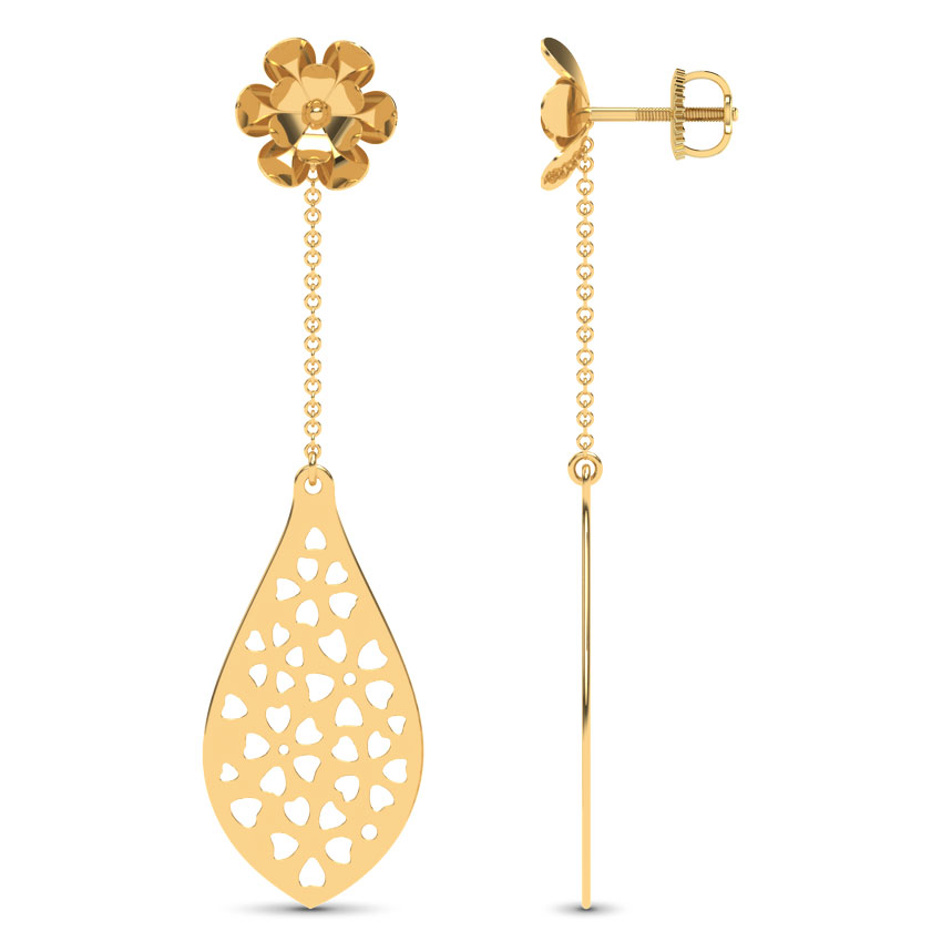 Floral Droplet Lace Earrings Floral Droplet Lace Earrings
