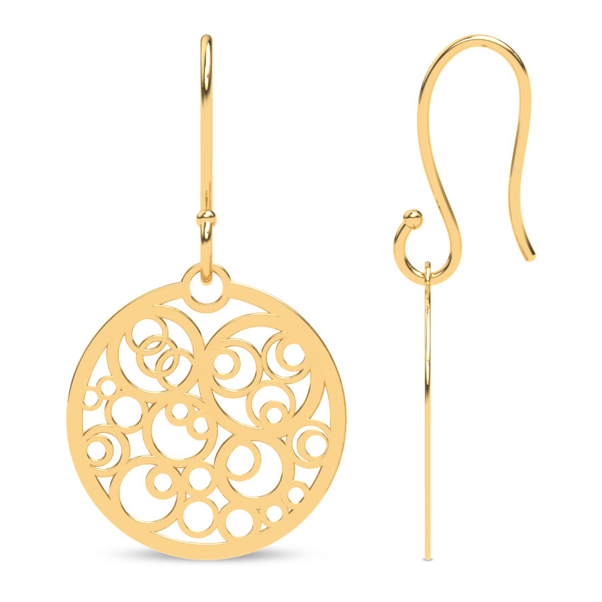 Polka Dots Circular Earrings Polka Dots Circular Earrings