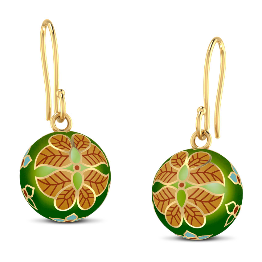 Regalia Enamel Earrings