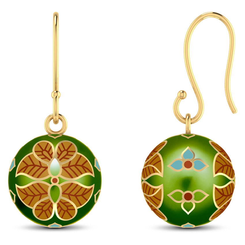 Regalia Enamel Earrings