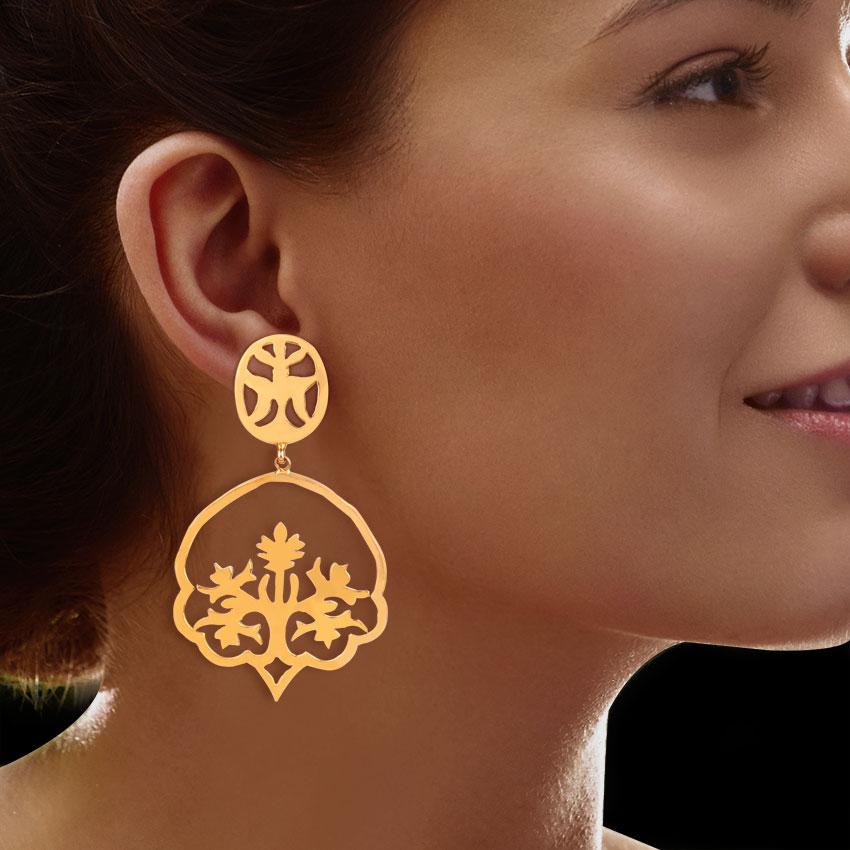 The Temple Garden Earrings The Temple Garden Earrings