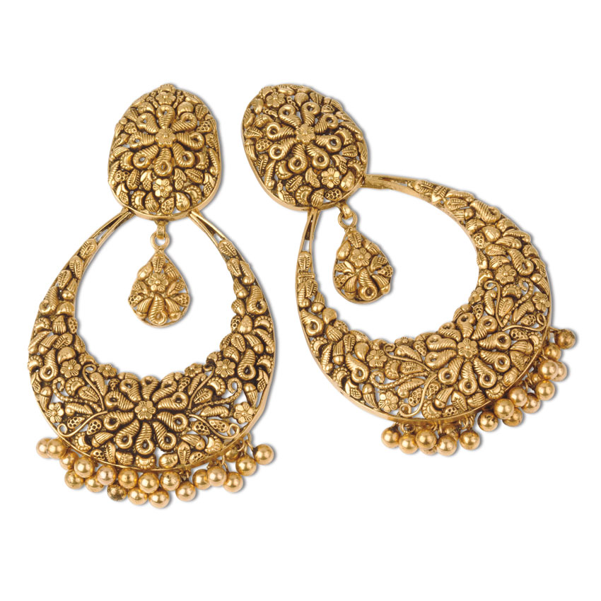 Mintaka Floral Chand Bali Mintaka Floral Chand Bali