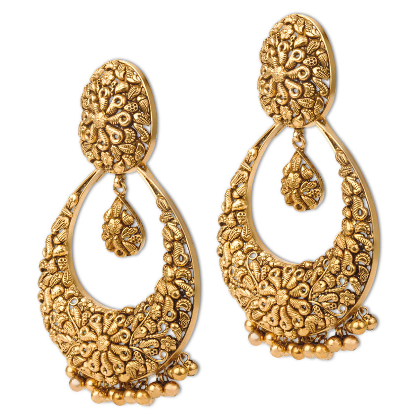 Mintaka Floral Chand Bali Mintaka Floral Chand Bali