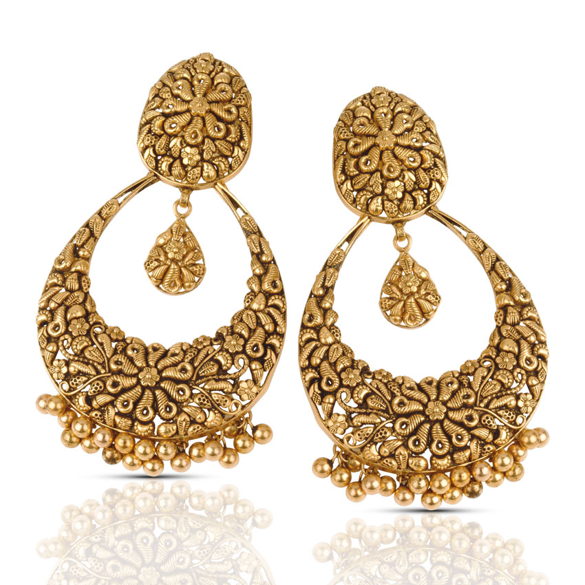 Mintaka Floral Chand Bali Mintaka Floral Chand Bali