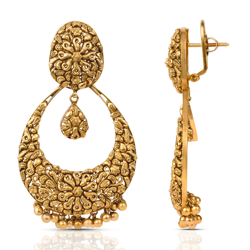 Mintaka Floral Chand Bali Mintaka Floral Chand Bali