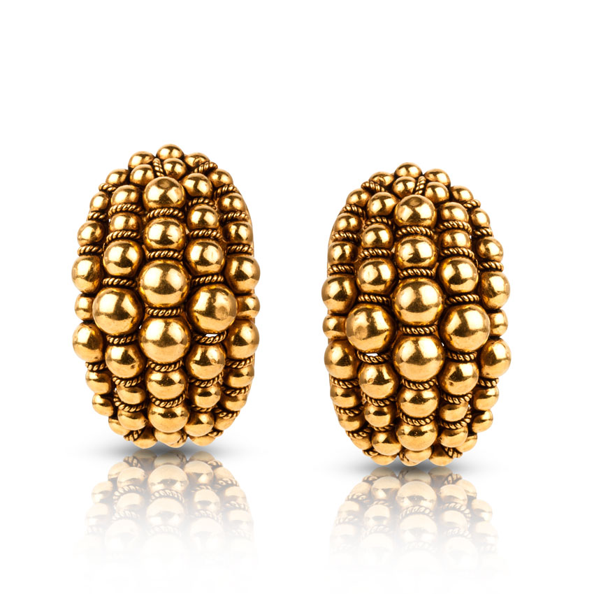 Mesua Beaded Stud Earrings