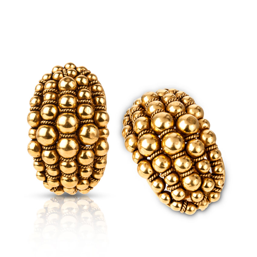 Mesua Beaded Stud Earrings