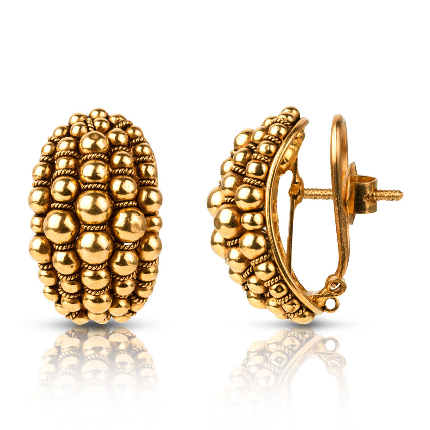 Mesua Beaded Stud Earrings