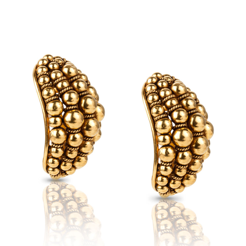 Mesua Beaded Stud Earrings