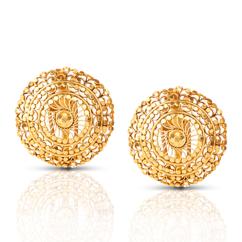 Eva Swirl Stud Earrings