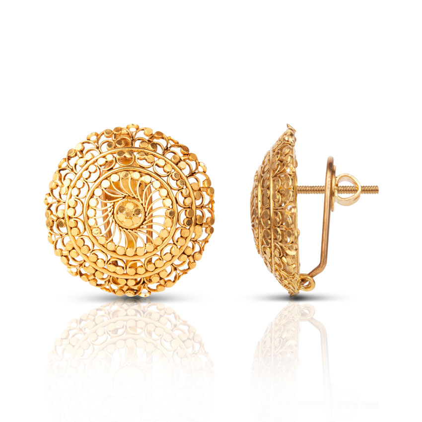 Eva Swirl Stud Earrings