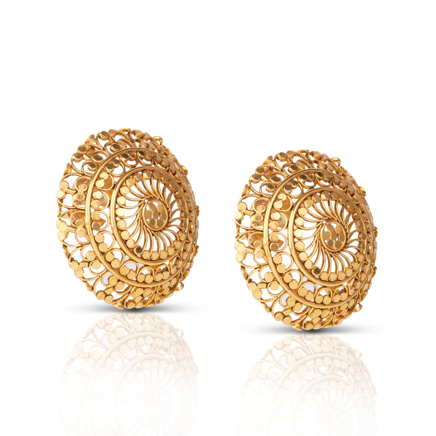 Eva Swirl Stud Earrings