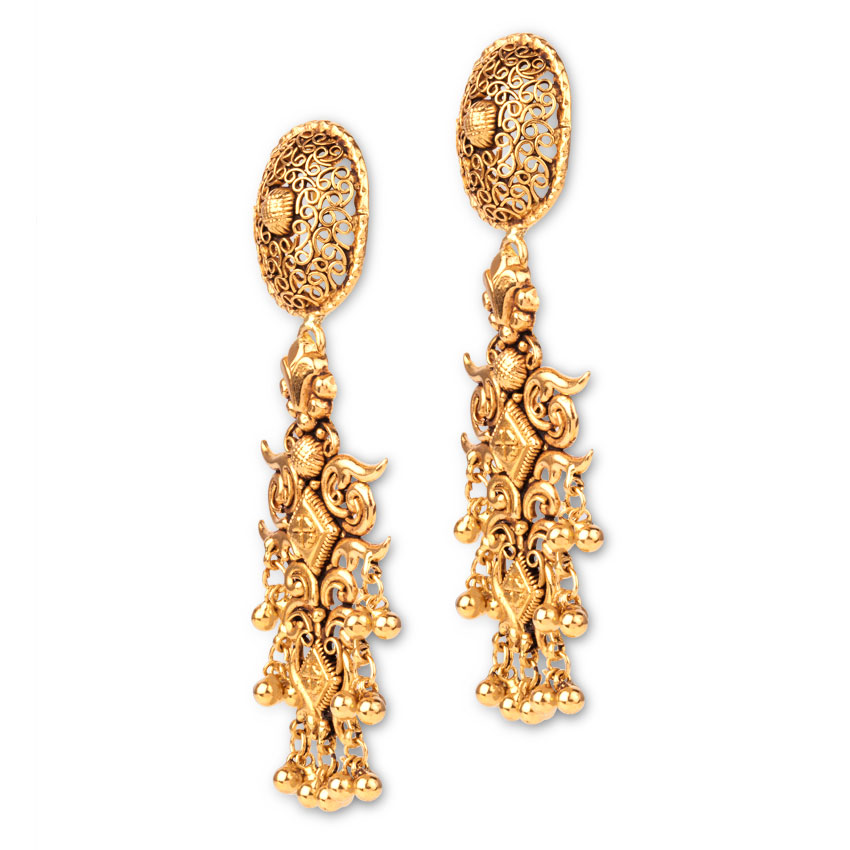 Situla Swirl Drop Earrings Situla Swirl Drop Earrings