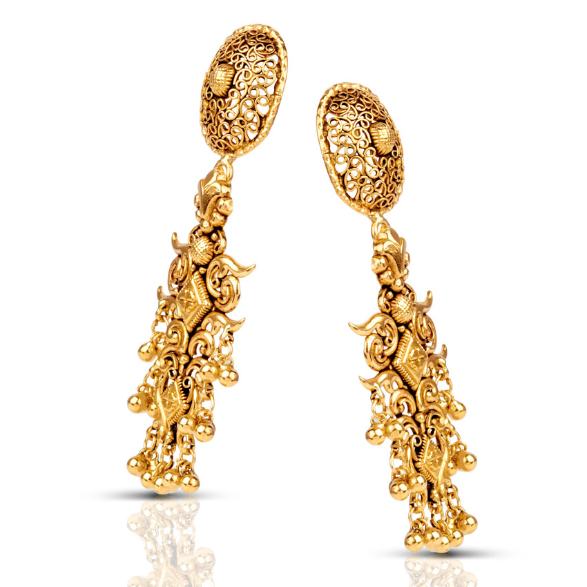 Situla Swirl Drop Earrings Situla Swirl Drop Earrings