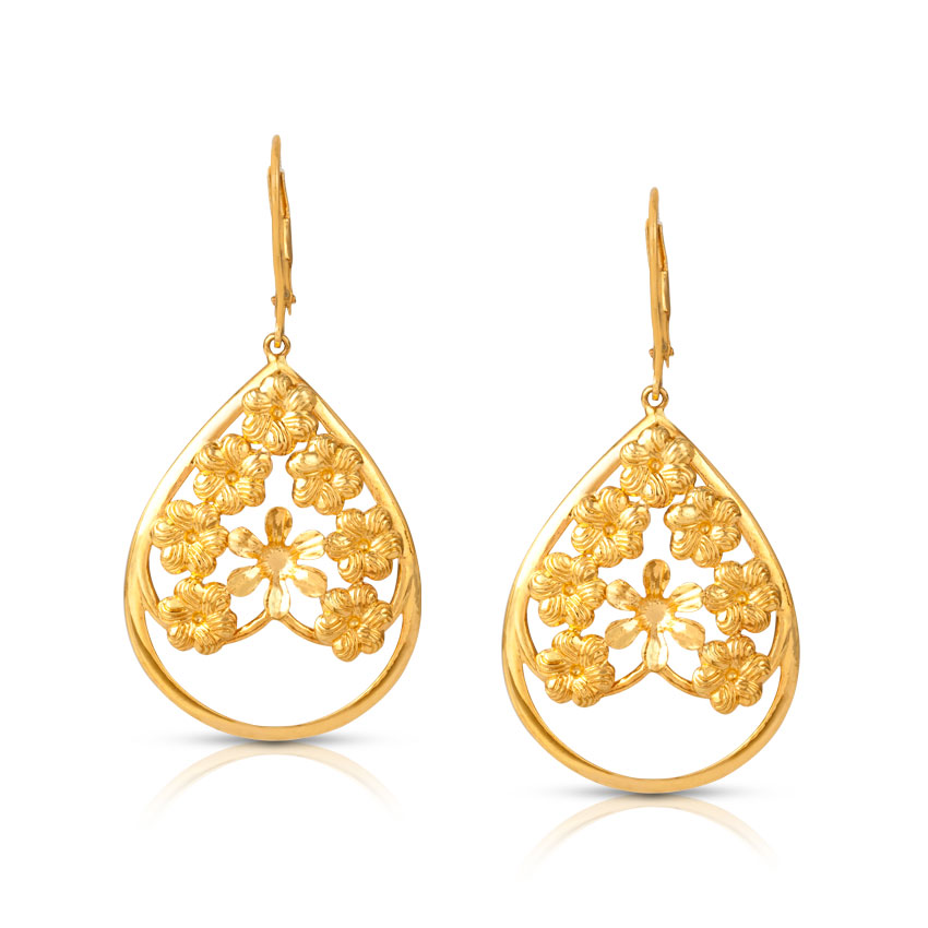 Halisia Leaf Drop Earrings
