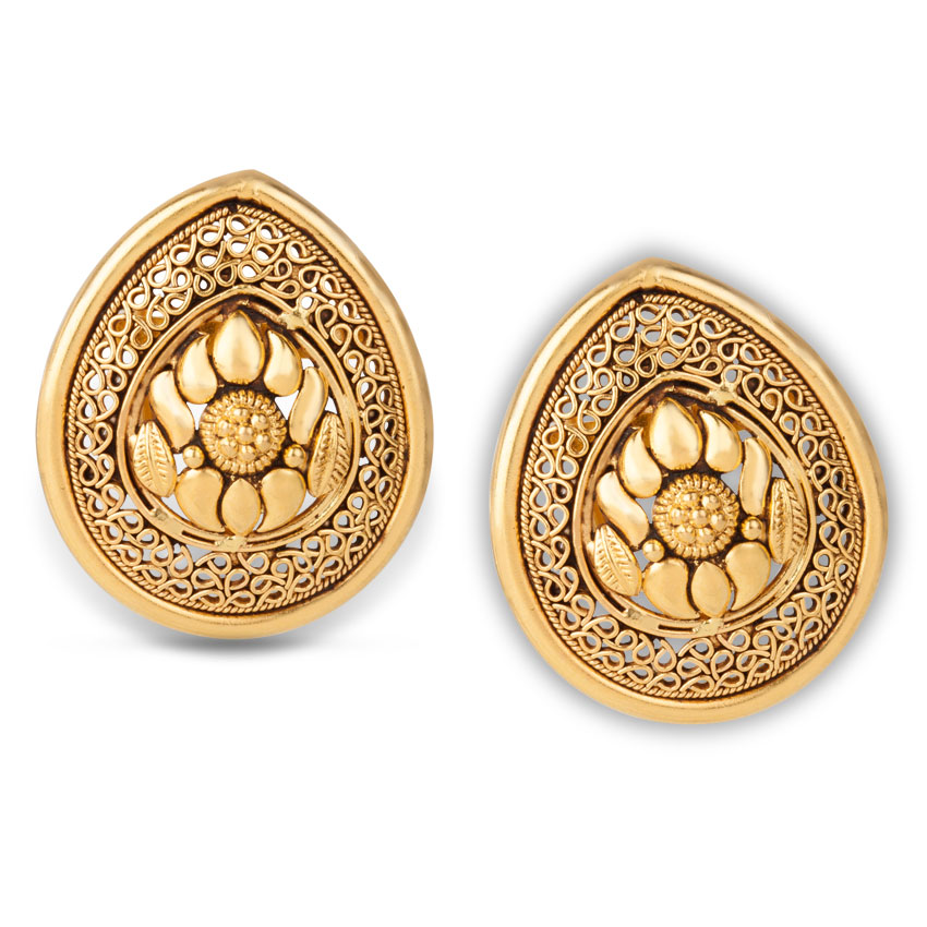 Paisley in Pear Stud Earrings Paisley in Pear Stud Earrings
