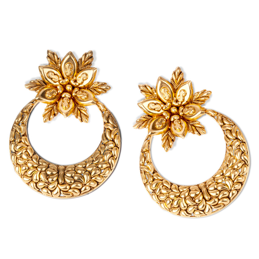 Floweret Gilda Chand Bali Floweret Gilda Chand Bali