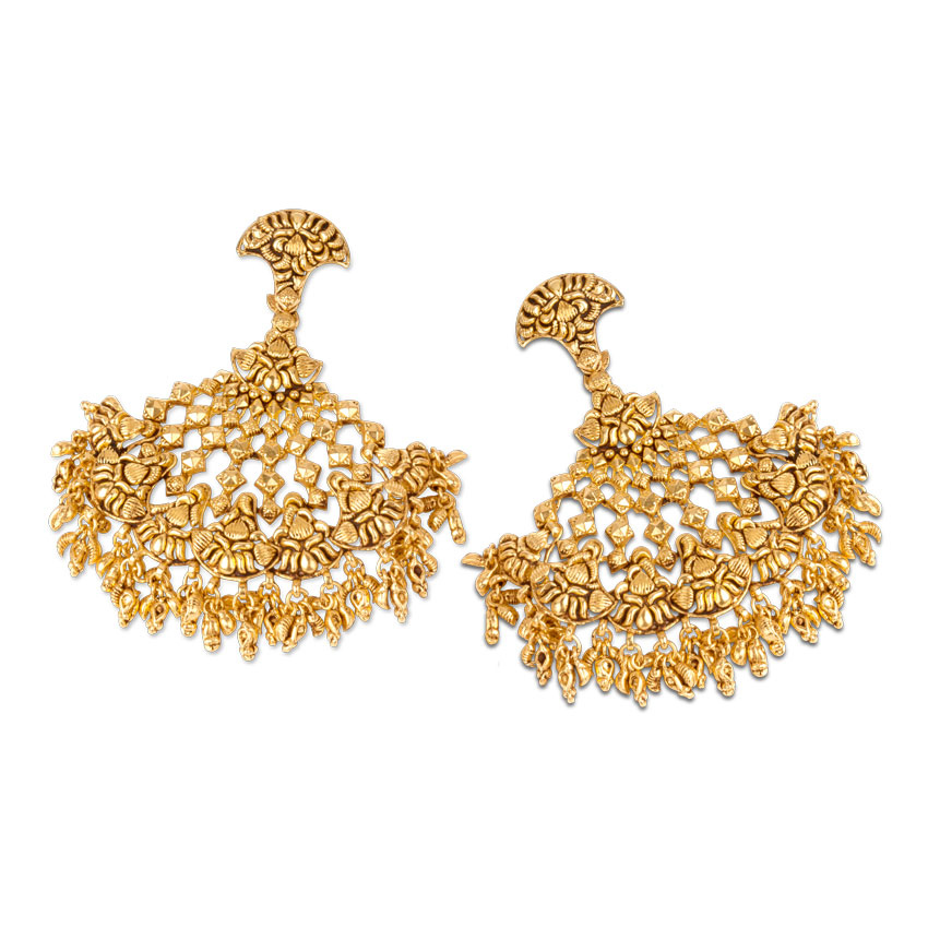 Marigold Fan Chand Bali