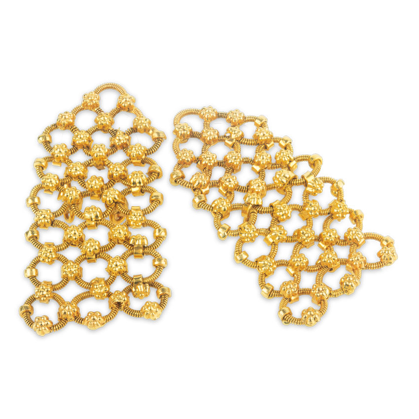 Bruna Mesh Stud Earrings