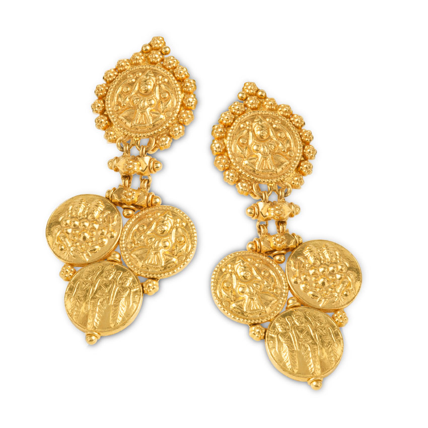 Muriel Coin Drop Earrings