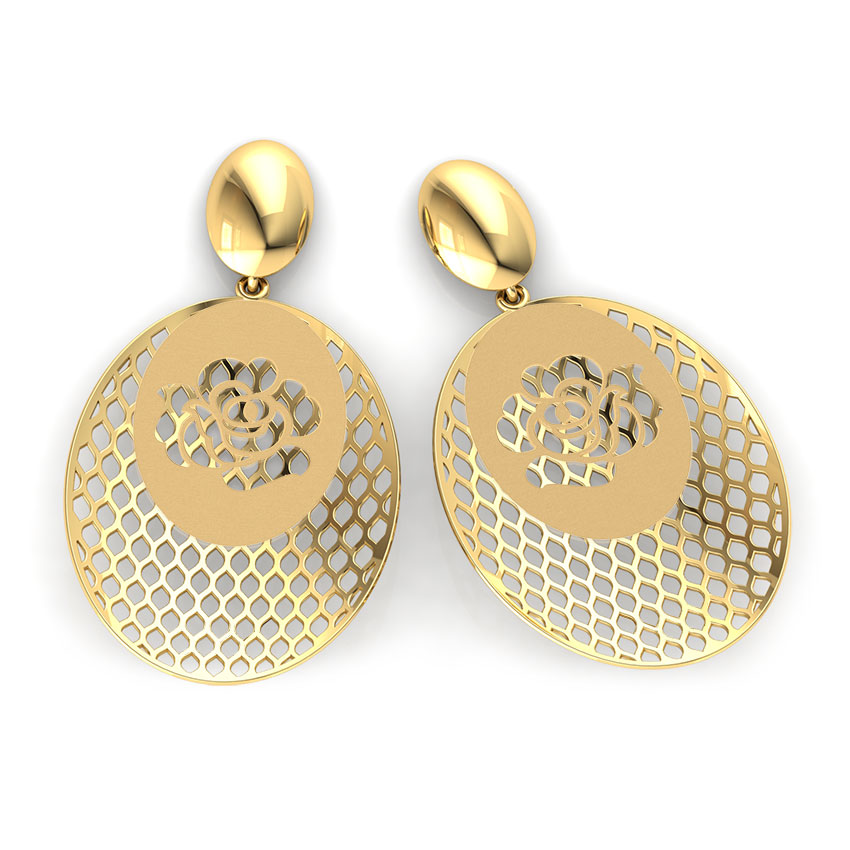 Amelia Rose Window Drop Earrings