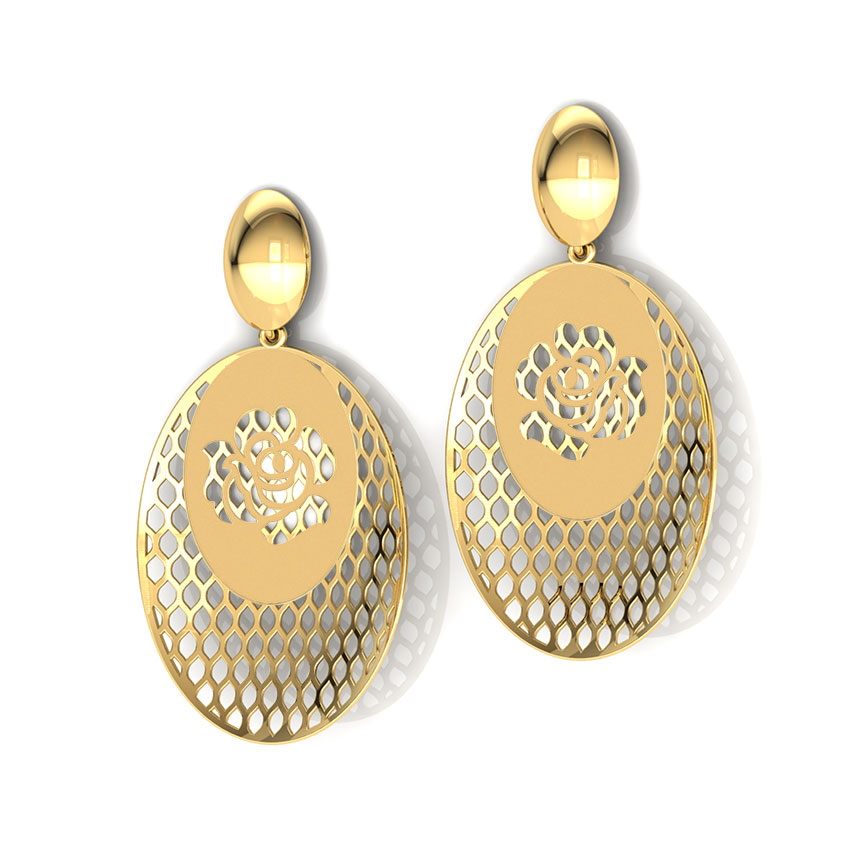 Amelia Rose Window Drop Earrings