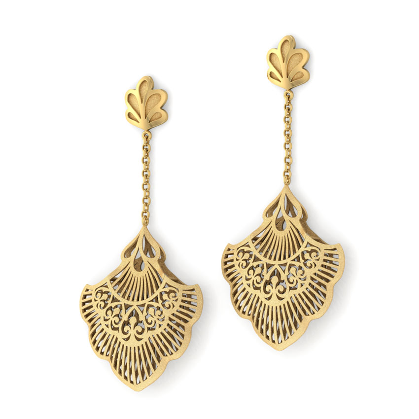 Emma Frill Drop Earrings