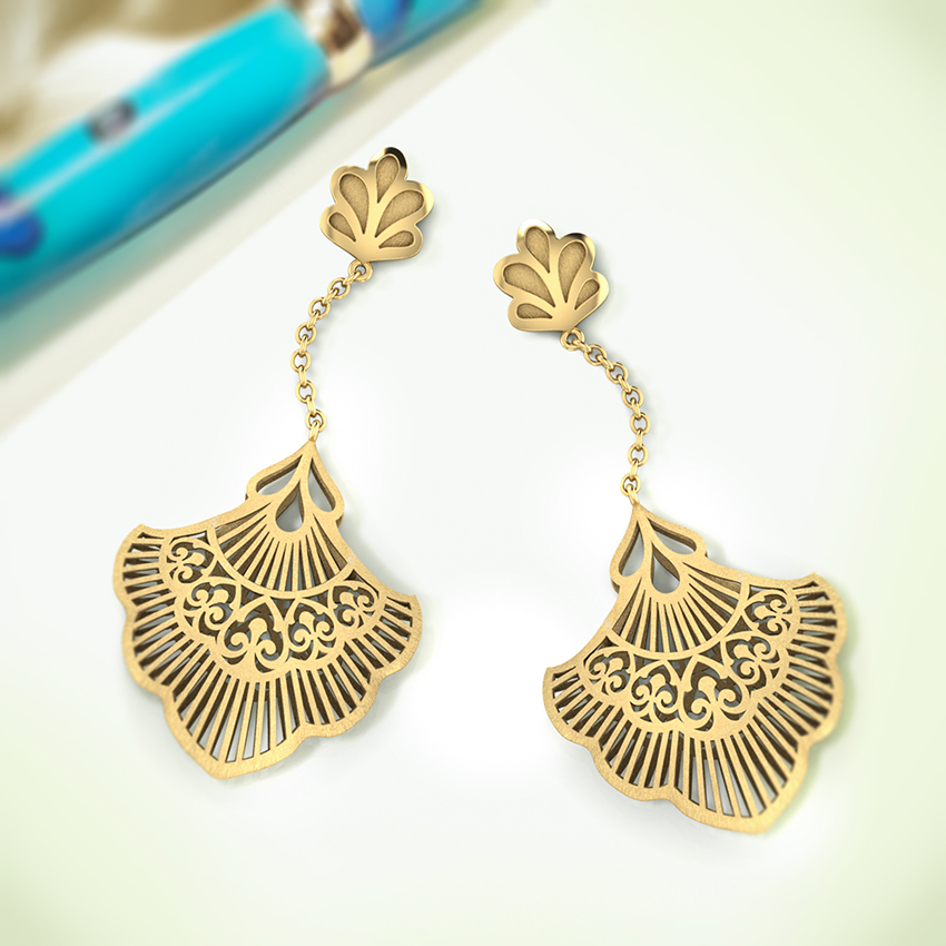 Emma Frill Drop Earrings