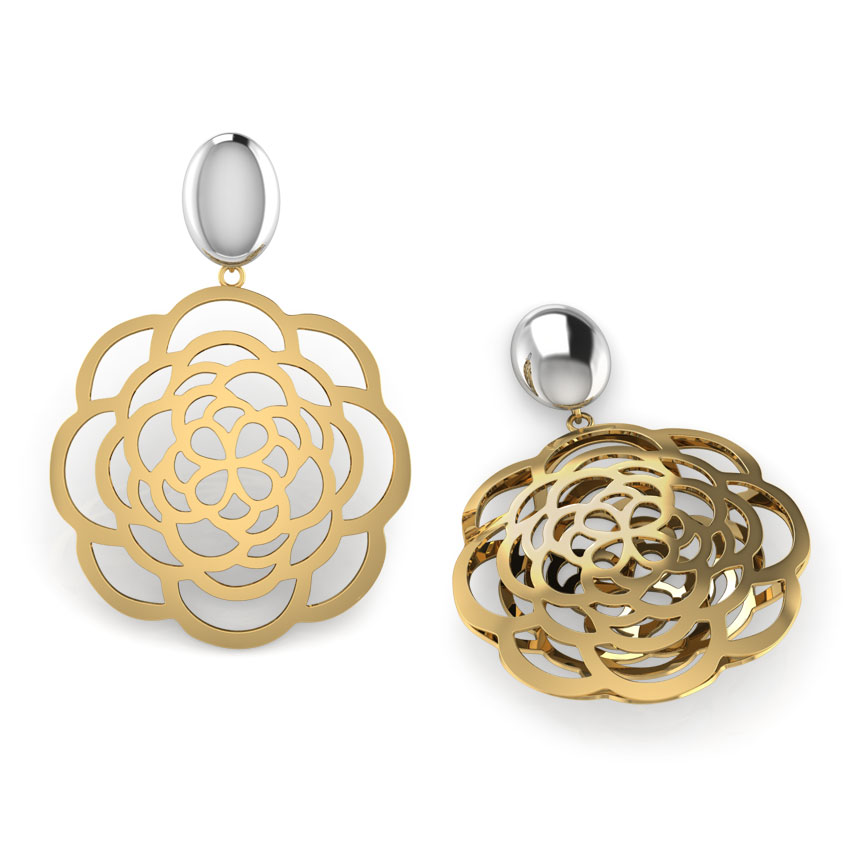 Brienne Cutout Drop Earrings