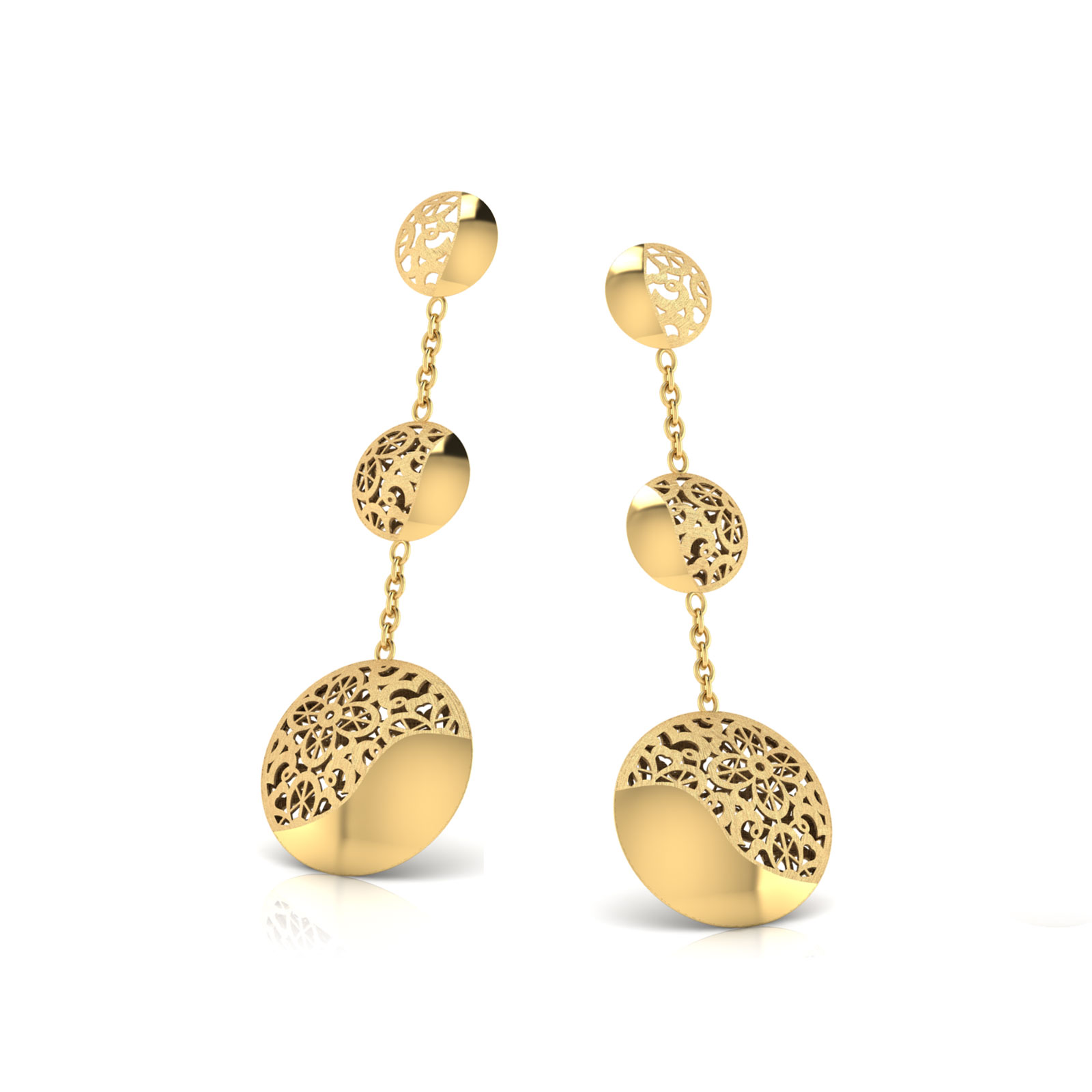 Hedy Cutout Drop Earrings