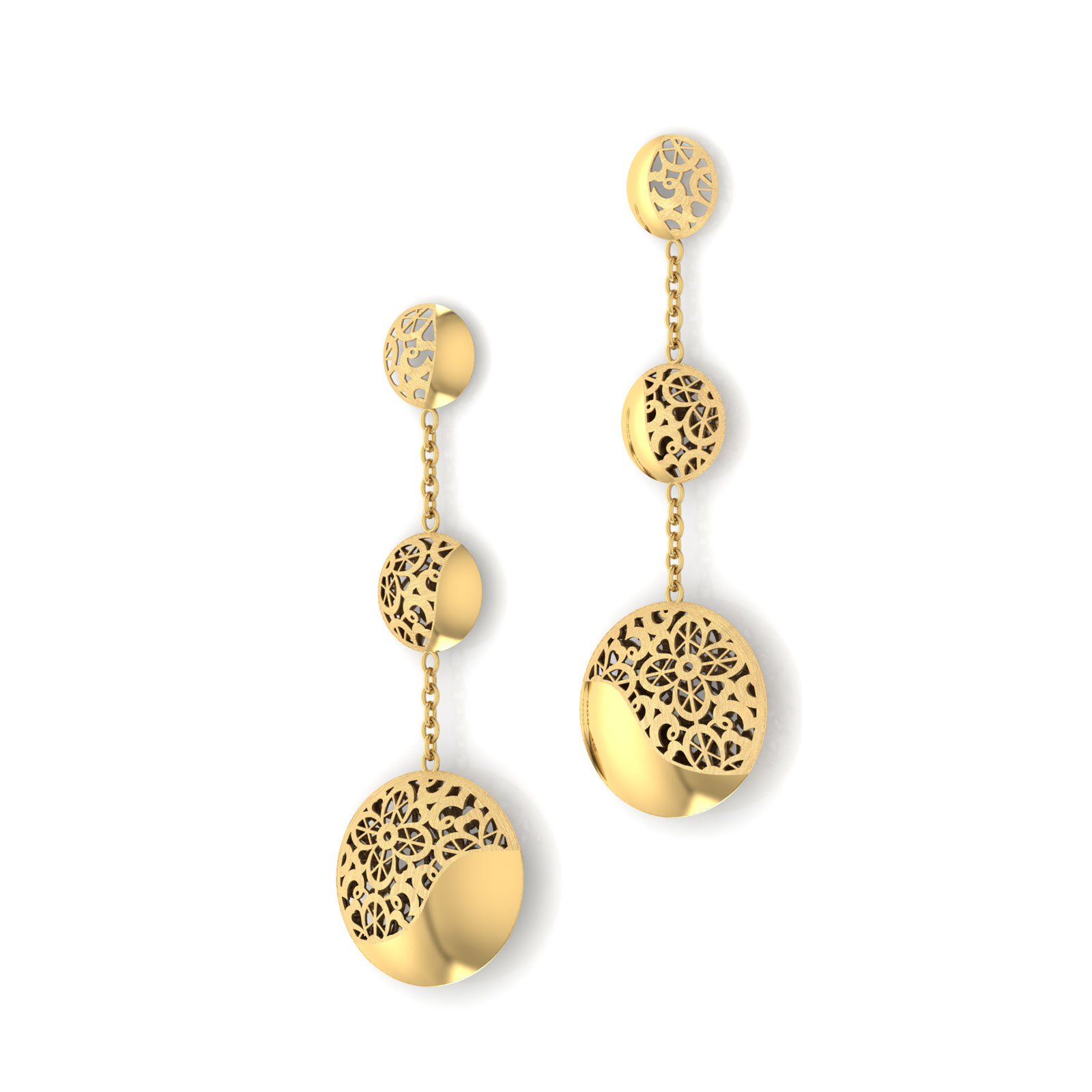 Hedy Cutout Drop Earrings