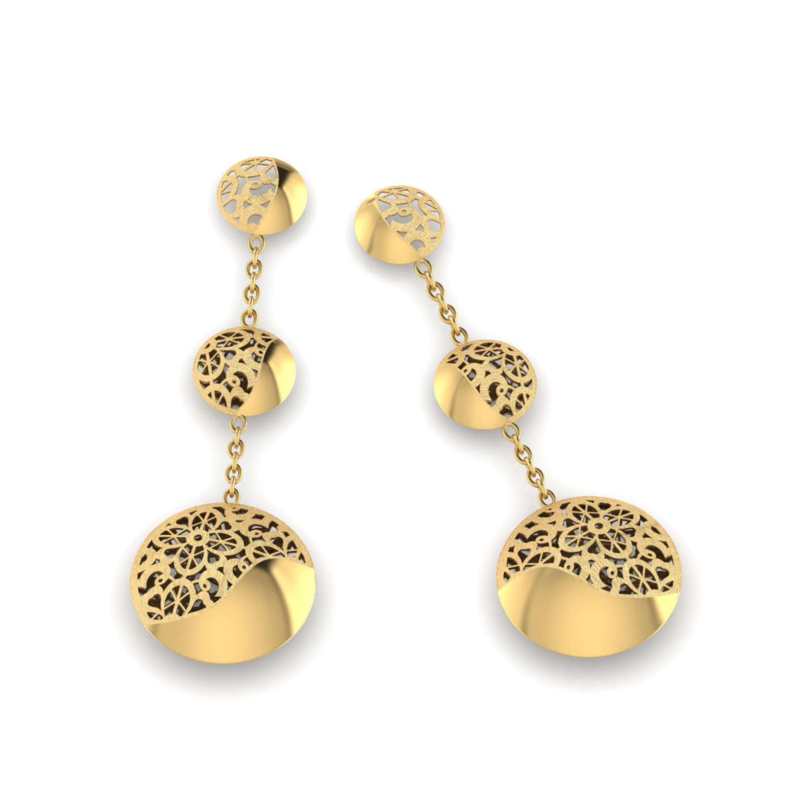 Hedy Cutout Drop Earrings