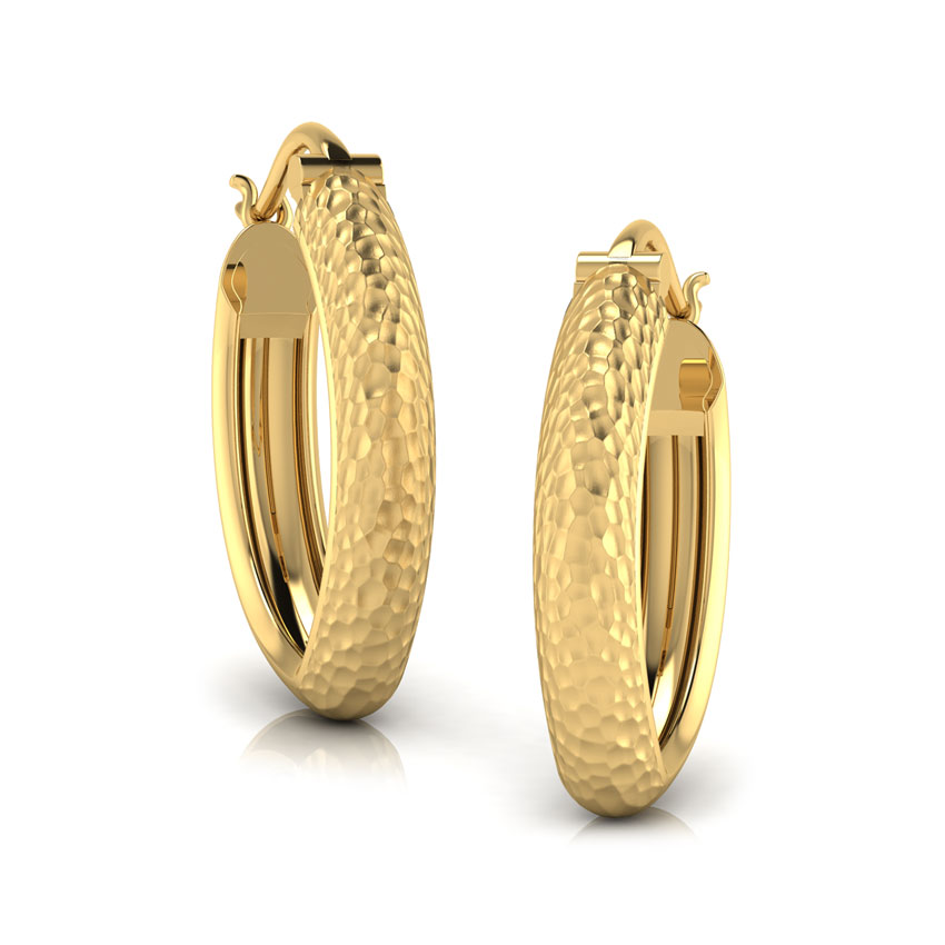 Andy Hammered Hoop Earrings Andy Hammered Hoop Earrings