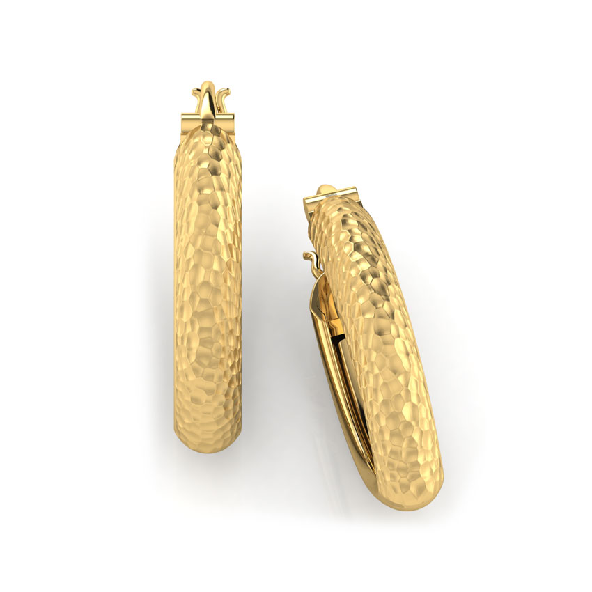 Andy Hammered Hoop Earrings Andy Hammered Hoop Earrings