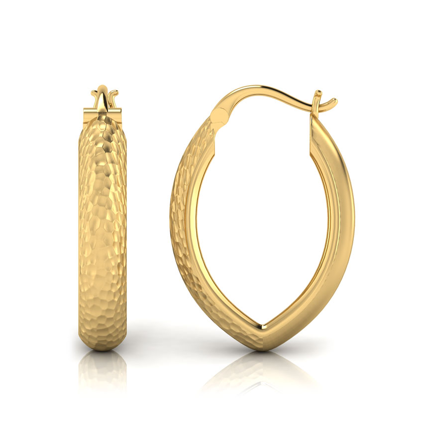 Andy Hammered Hoop Earrings Andy Hammered Hoop Earrings