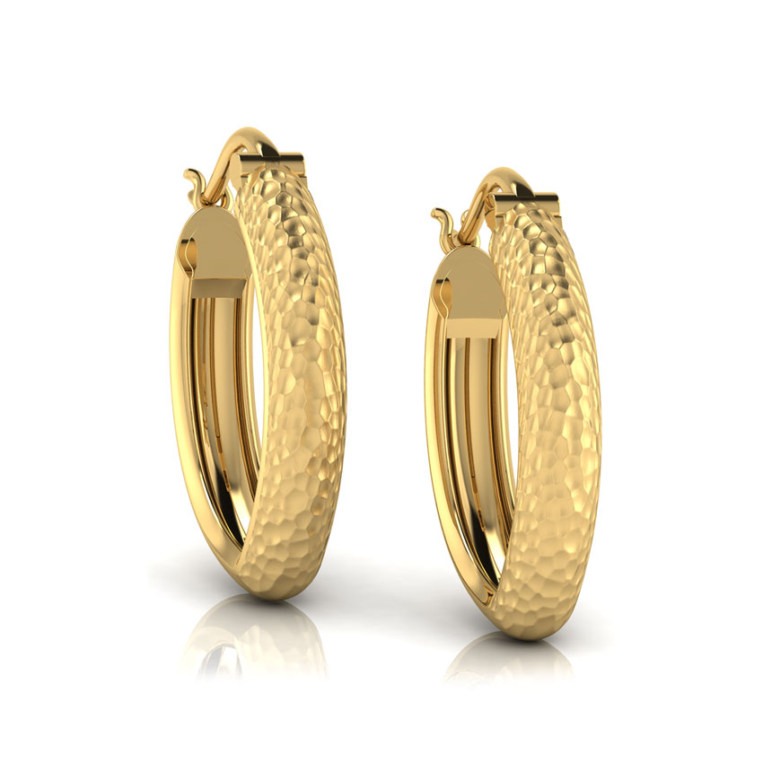 Andy Hammered Hoop Earrings Andy Hammered Hoop Earrings