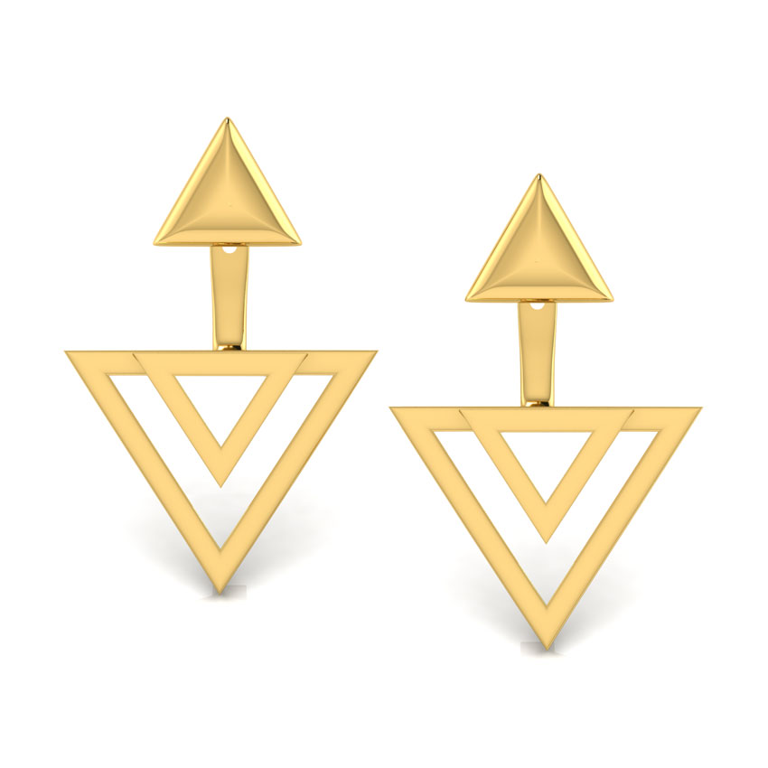 Lula Geometric Ear Jacket Earrings Lula Geometric Ear Jacket Earrings