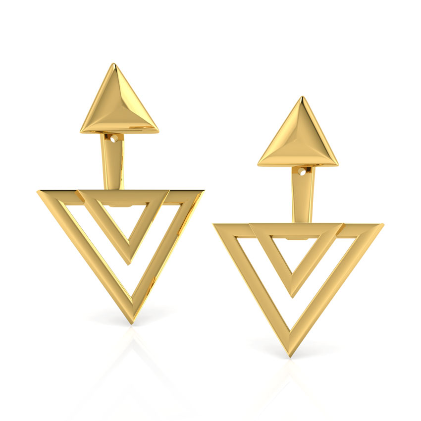 Lula Geometric Ear Jacket Earrings Lula Geometric Ear Jacket Earrings