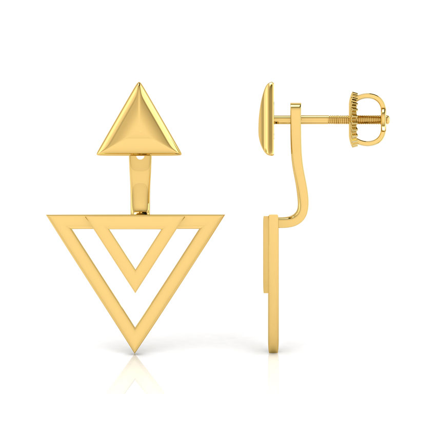 Lula Geometric Ear Jacket Earrings Lula Geometric Ear Jacket Earrings