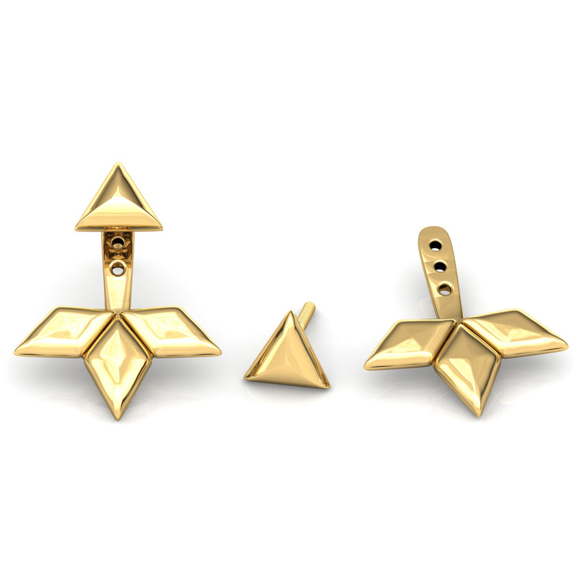 Melba Geometric Ear Jackets