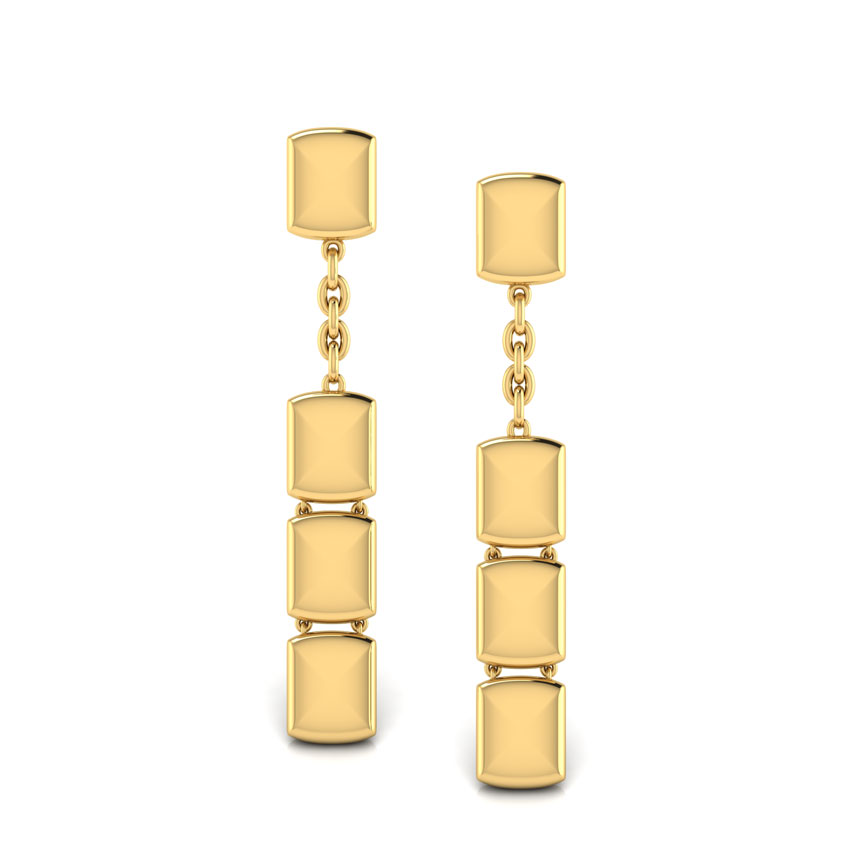 Selina Geometric Drop Earrings