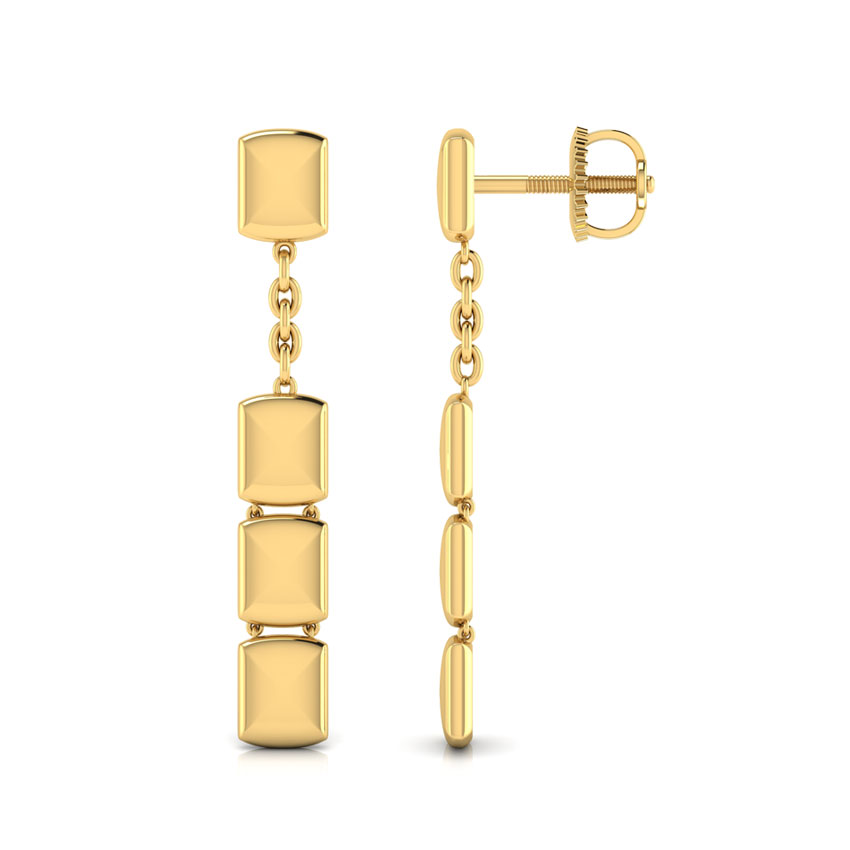 Selina Geometric Drop Earrings