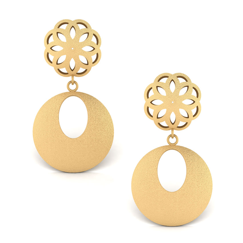 Bertha Cutout Drop Earrings