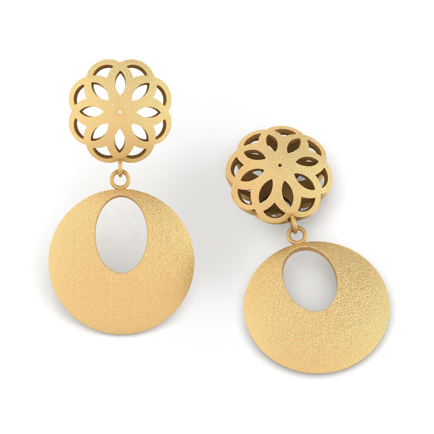 Bertha Cutout Drop Earrings