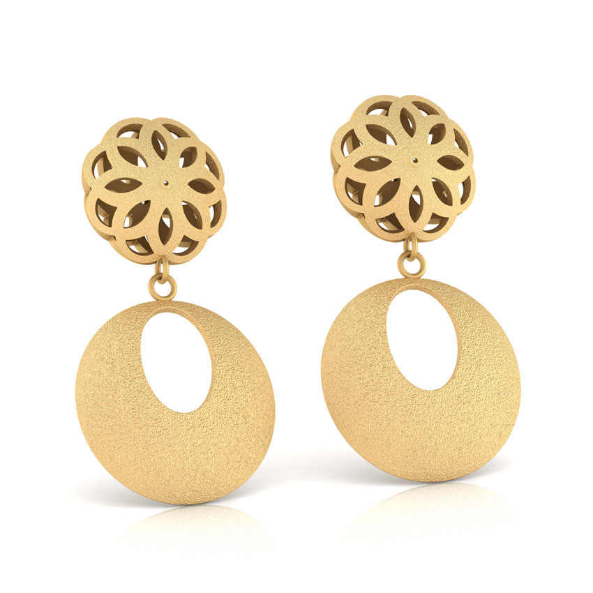 Bertha Cutout Drop Earrings