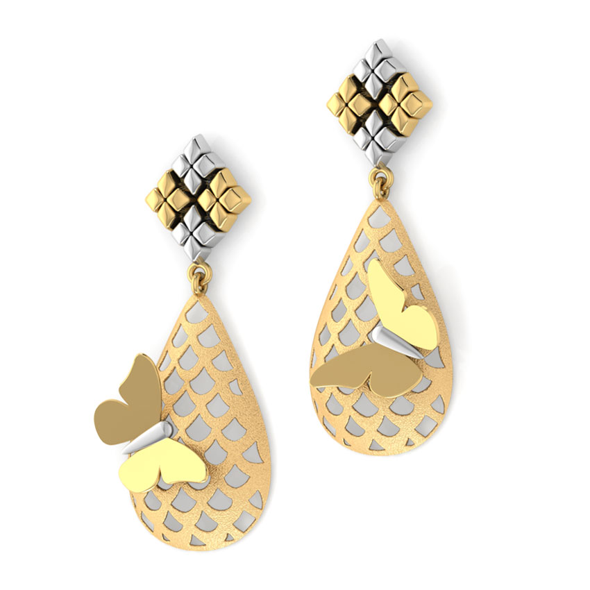 Valeria Cutout Drop Earrings Valeria Cutout Drop Earrings